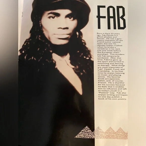 Milli Vanilli 1990 Concert Program Super Rare!! Vintage Collectible Original - Picture 9 of 9